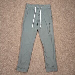 Vuori Ripstop Pants Womens XS Green Cargo Drawstring Zip Pocket